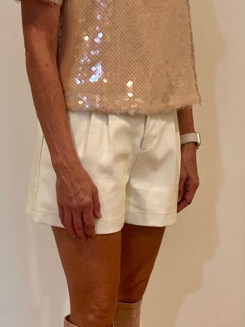 Stylish pleather shorts, they are in great condition. They have pockets